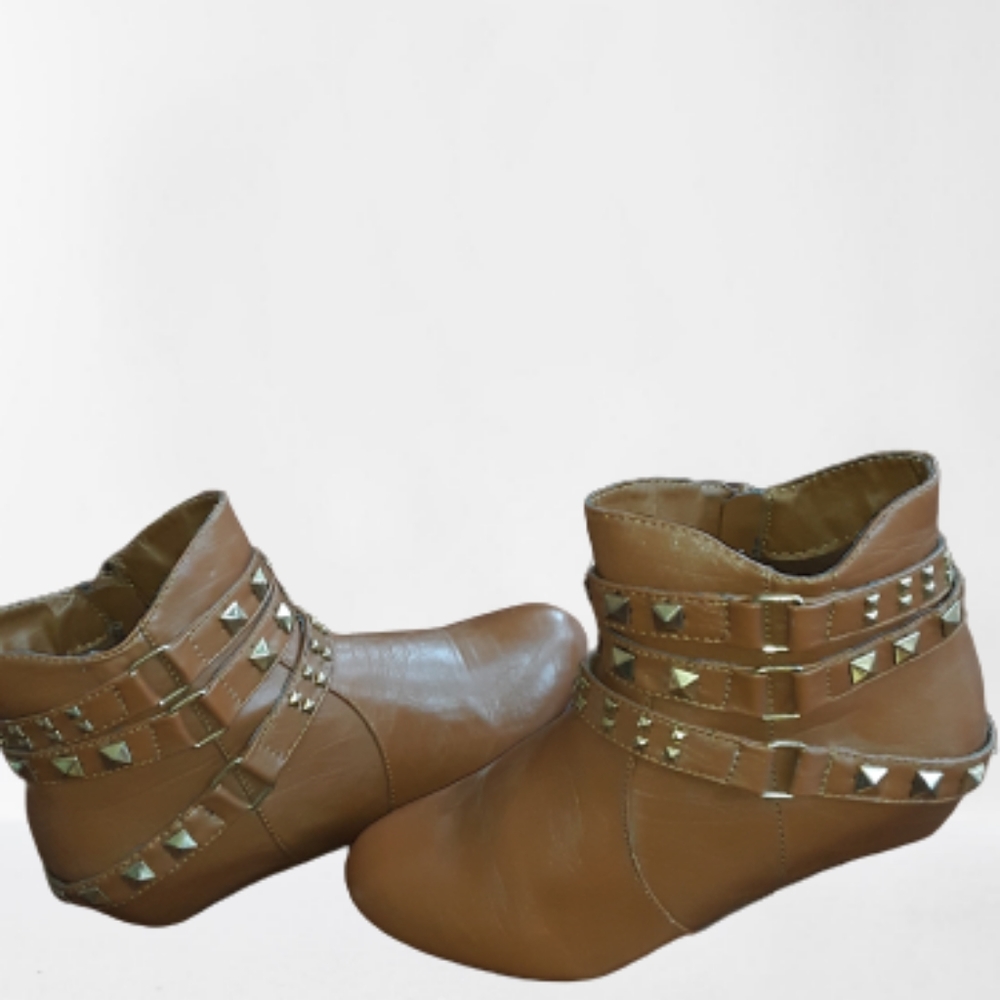 Camel Ankle Booties